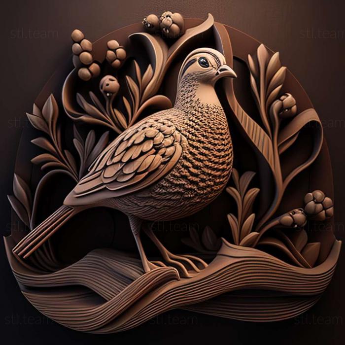 3D model quail (STL)